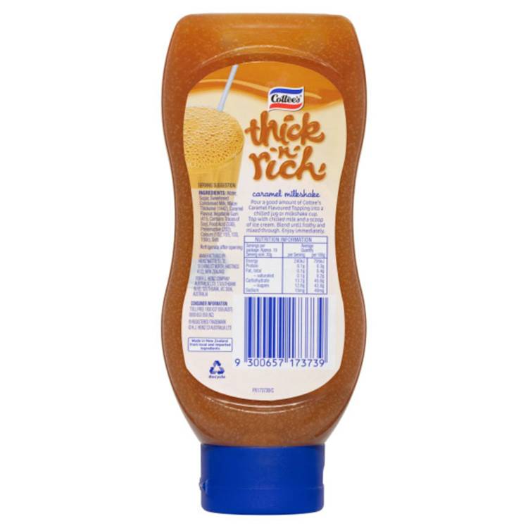 Cottee's Thick 'n' Rich Caramel Flavoured Topping