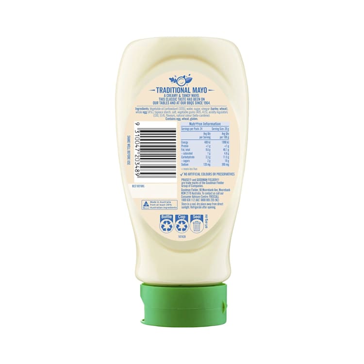 Praise Traditional Mayonnaise Squeeze Bottle