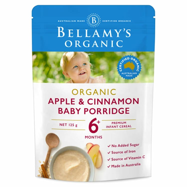 Bellamy's Organic Apple & Cinnamon Baby Porridge
