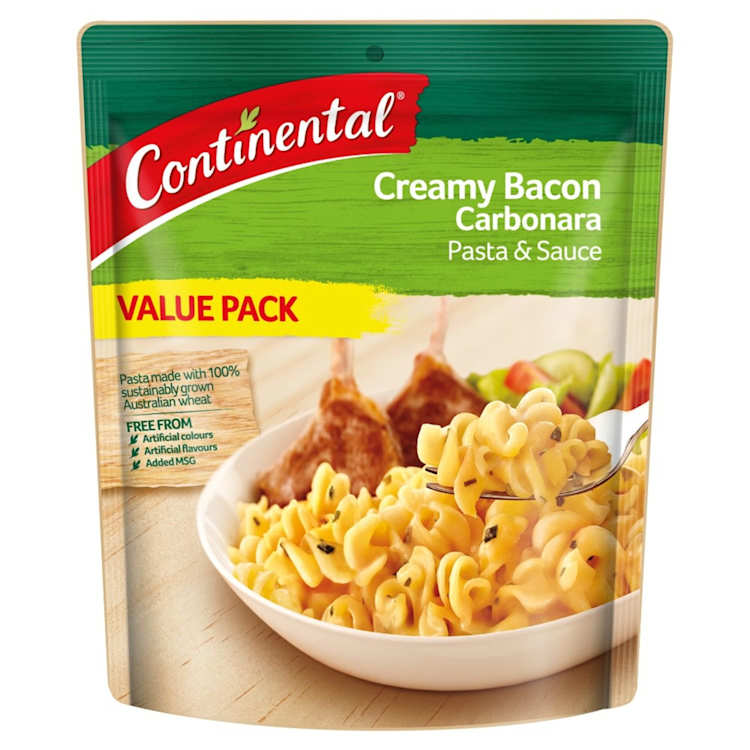 Continental Pasta & Sauce Creamy Bacon Carbonara
