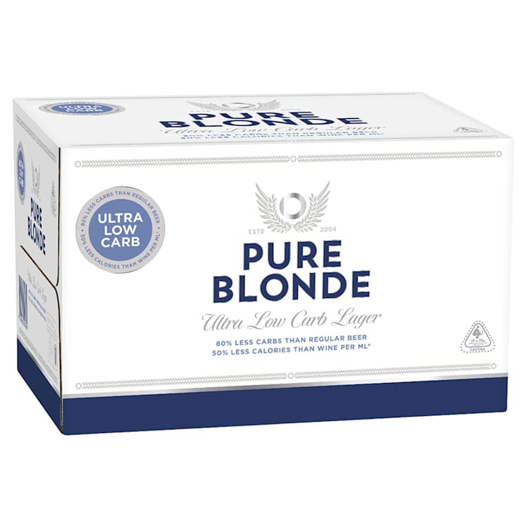 Pure Blonde Ultra Low Carb Lager Bottles