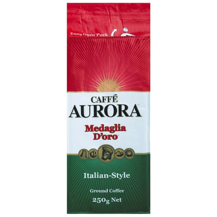 Caffe Aurora Ground Coffee Italian Style