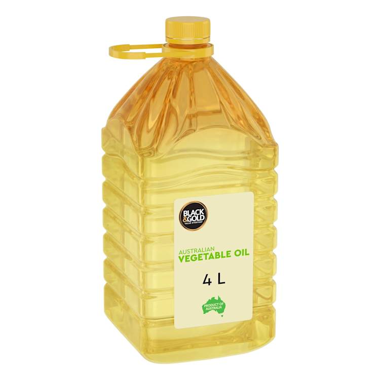 Black & Gold Vegetable Oil