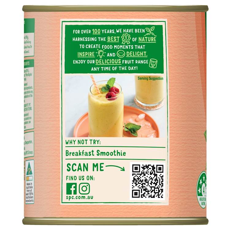 SPC Peaches Sliced In Juice