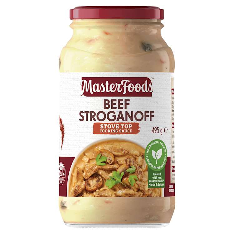 MasterFoods Beef Stroganoff Simmer Sauce