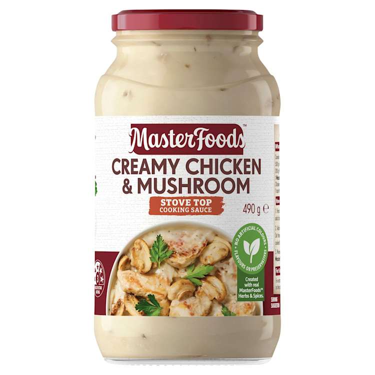 MasterFoods Creamy Chicken & Mushroom Cooking Sauce