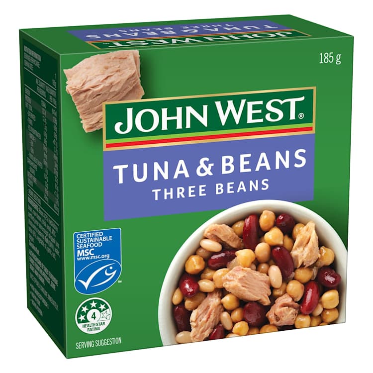 John West Three Beans Tuna & Beans
