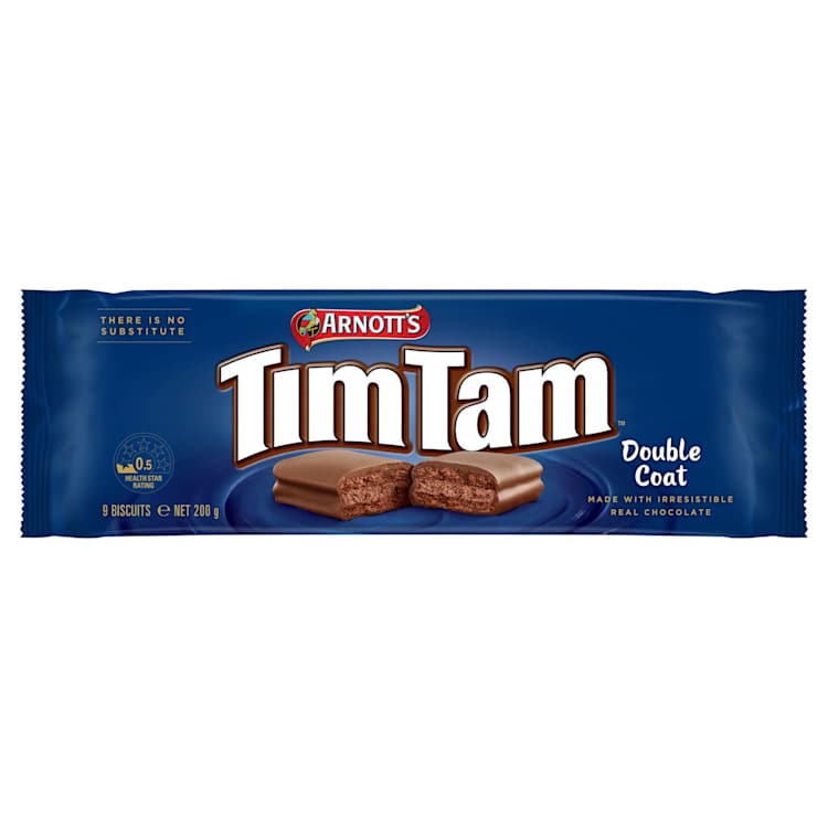 Arnott's Tim Tam Chocolate Biscuits Double Coat