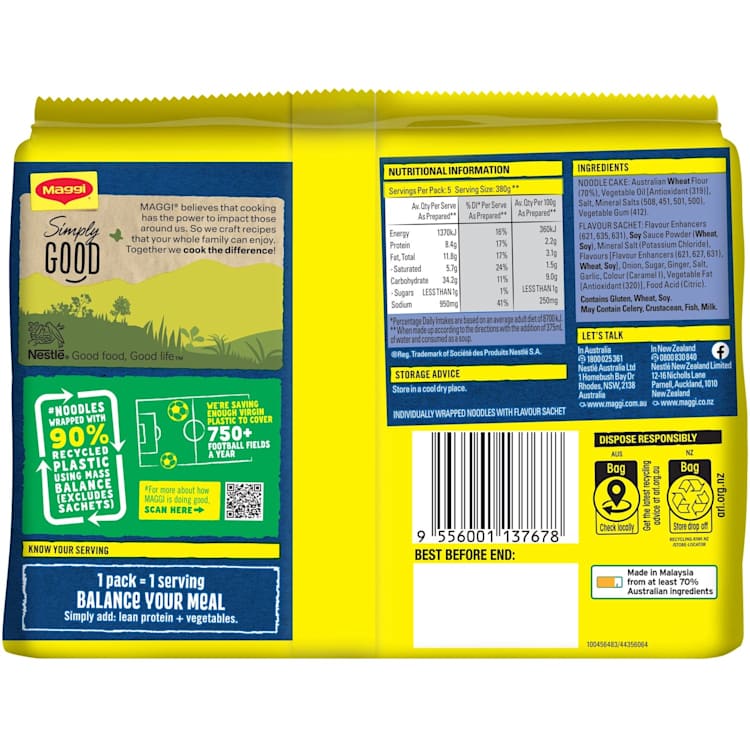 Maggi 2 Minute Instant Noodles Oriental