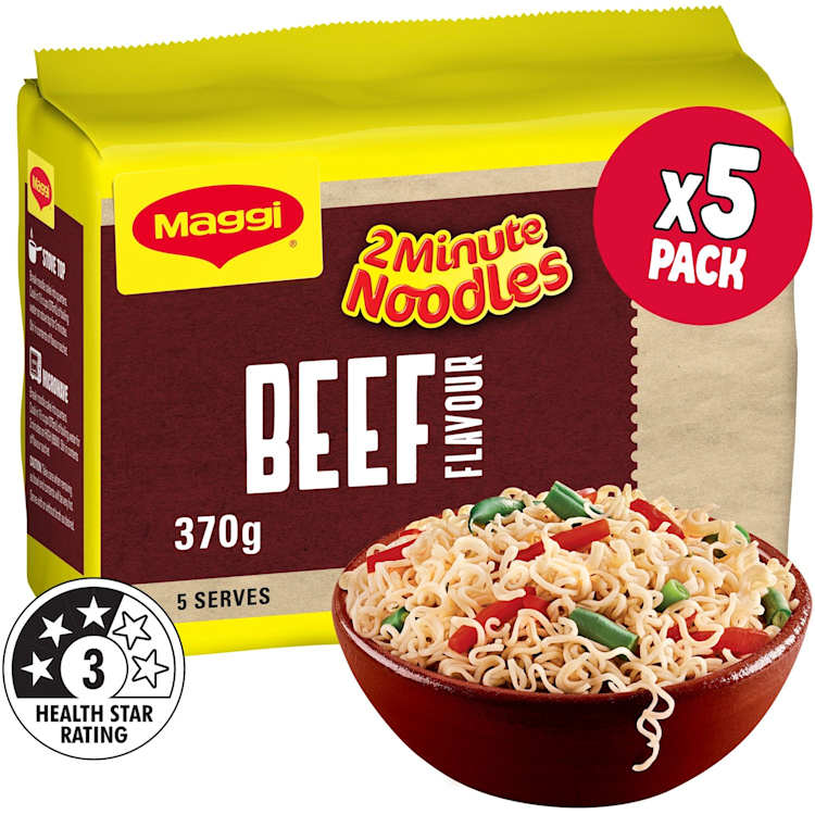 Maggi 2 Minute Instant Beef Noodles