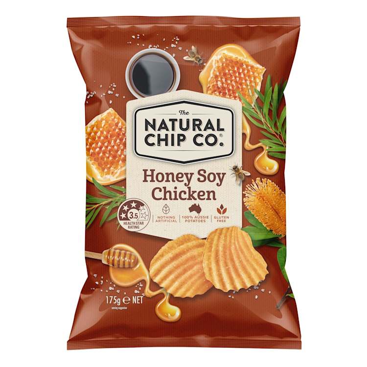 The Natural Chip Co. Honey Soy Chicken Chips
