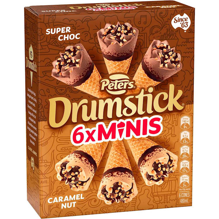 Peters Drumstick Mini Chocolate Caramel