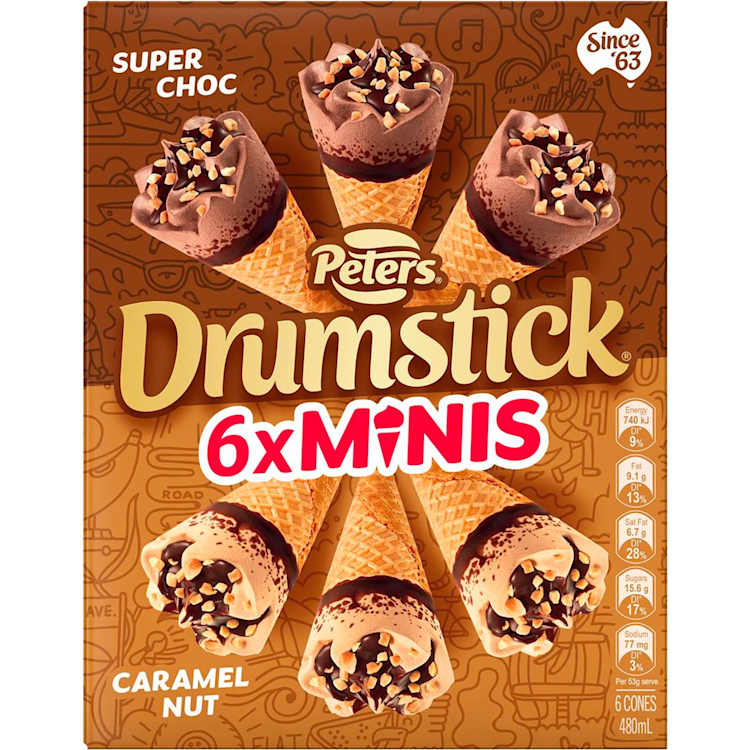 Peters Drumstick Mini Chocolate Caramel