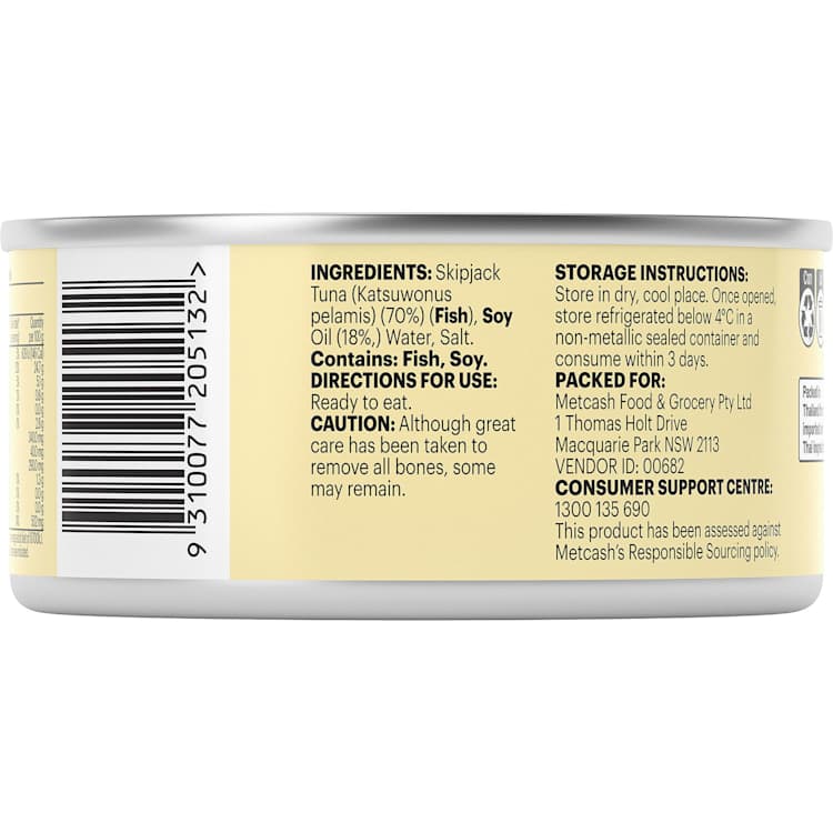 Black & Gold Tuna Chunk Oil