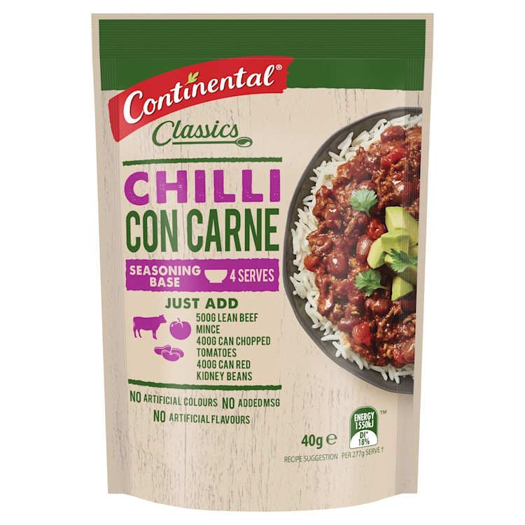 Continental Recipe Base Chilli Con Carne
