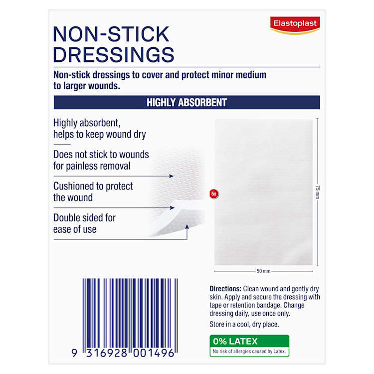 Elastoplast Wound Pad Non Stick
