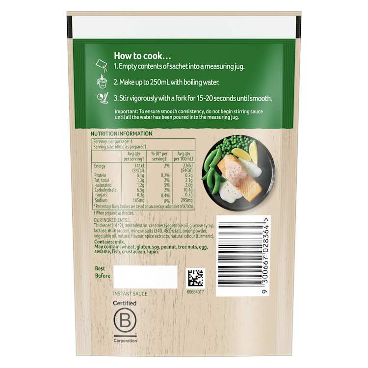 Continental Sauce White