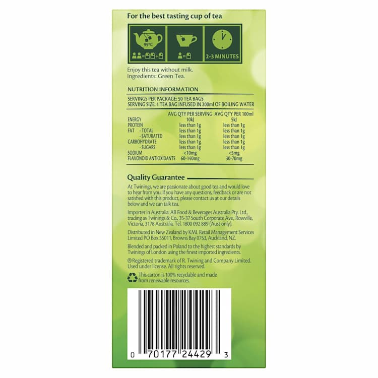 Twinings Green Tea Bags