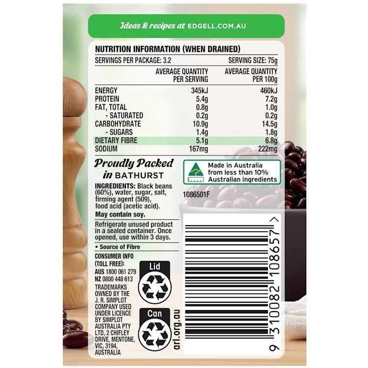 Edgell Black Beans