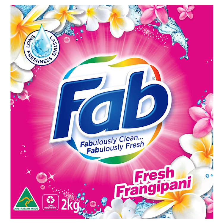 Fab Fresh Frangipani Washing Powder Laundry Detergent
