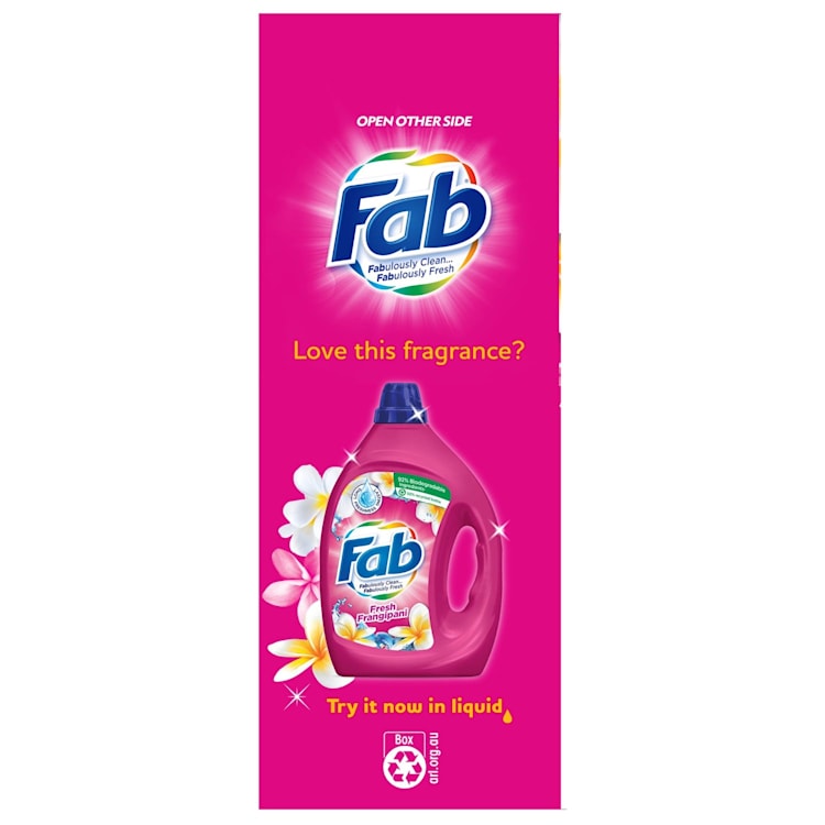 Fab Fresh Frangipani Washing Powder Laundry Detergent