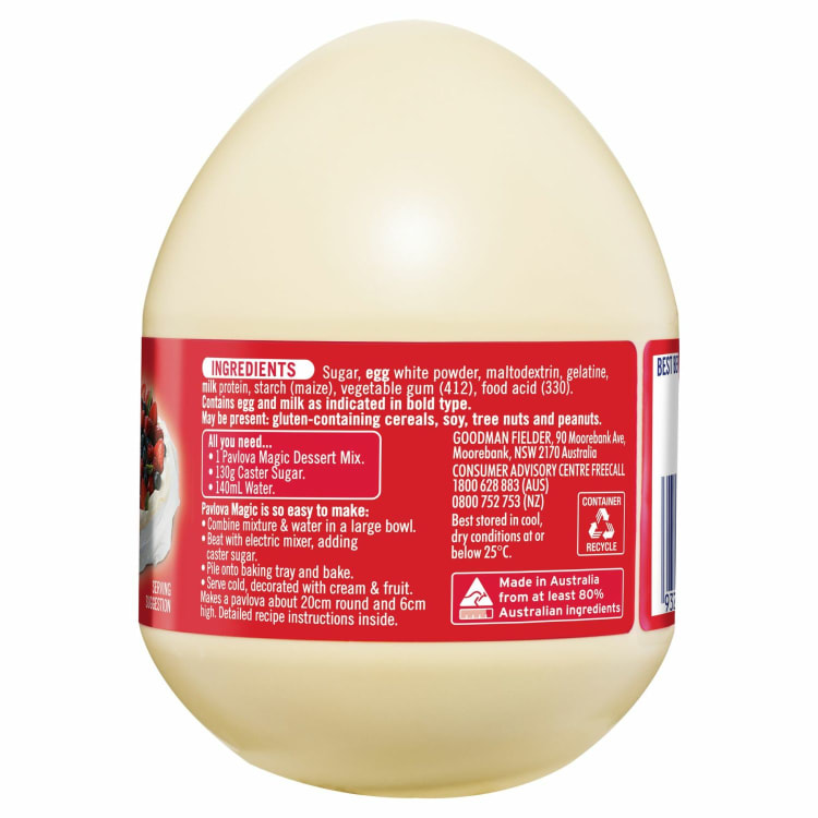 White Wings Pavlova Magic Mix Egg