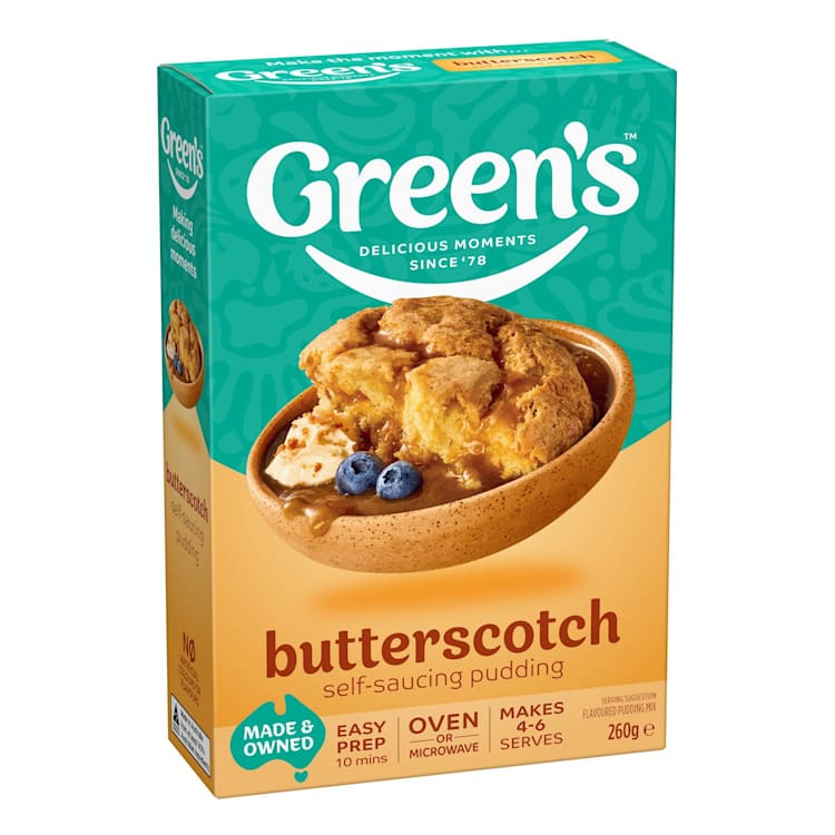 Green's Pudding Butterscotch Sponge Mix