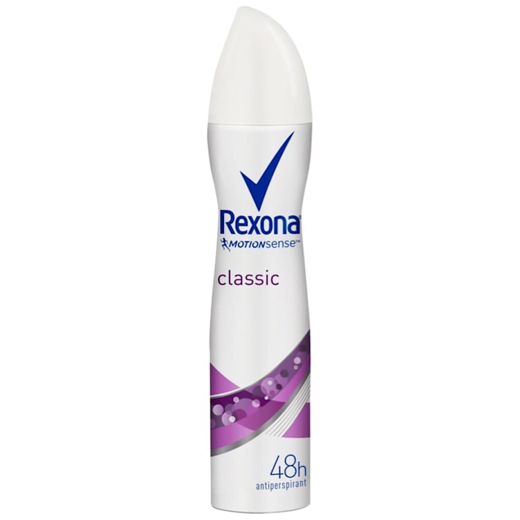 Rexona Women Antiperspirant Aerosol Deodorant Classic with Antibacterial Protection