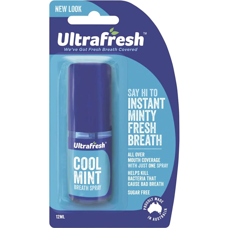 Ultrafresh Breath Fresheners Cool Mint Spray