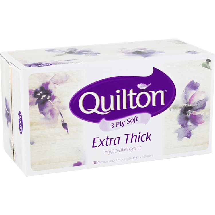Quilton Classic White Facial Tissues