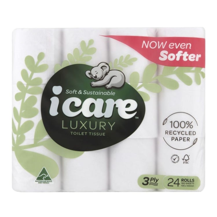 iCare 3 Ply Toilet Rolls