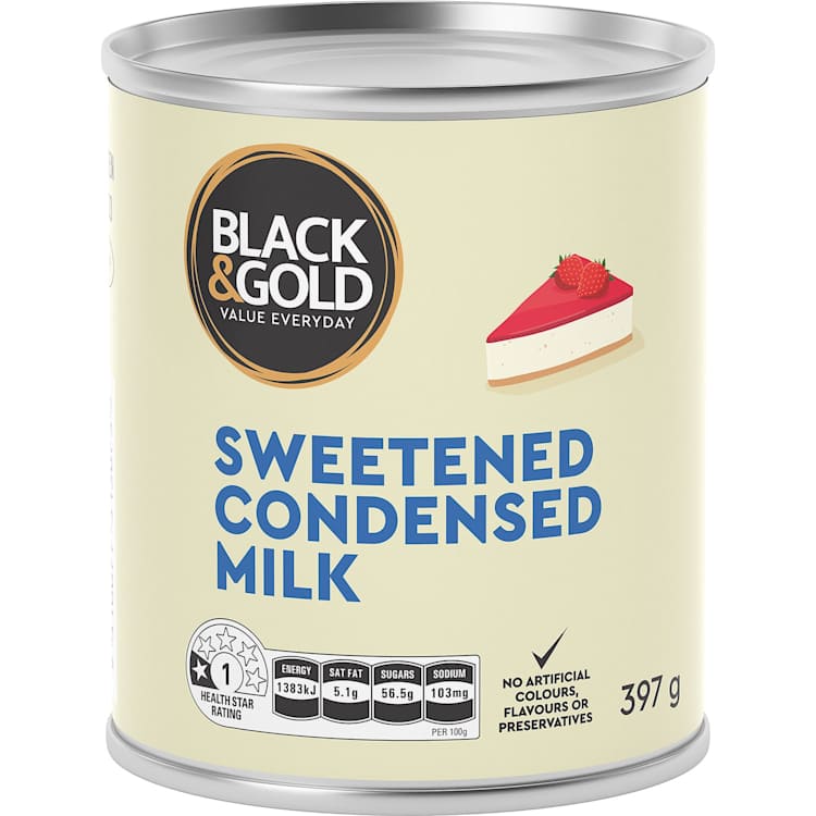Black & Gold Sweetened Condensed Milk