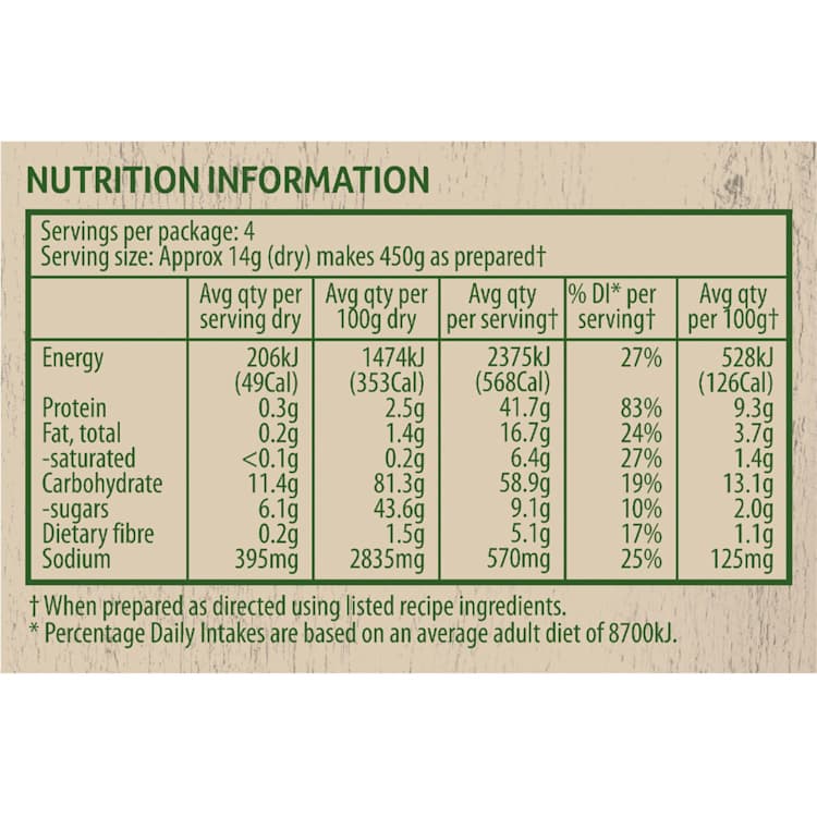 Continental Recipe Base Spaghetti Bolognese