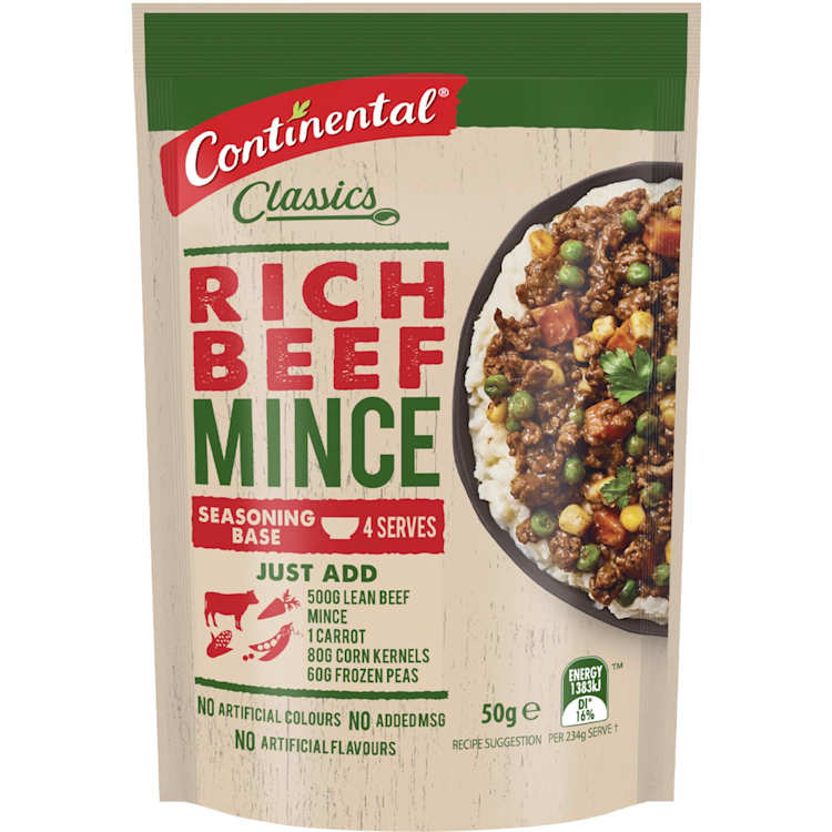 Continental Recipe Base Rich Beefy Mince