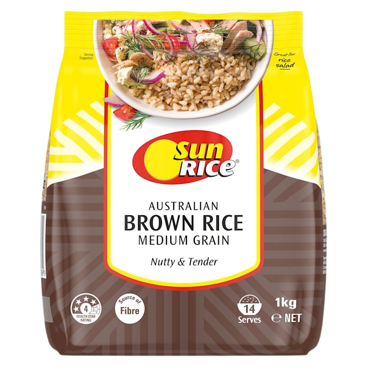 SunRice Medium Grain Brown Rice