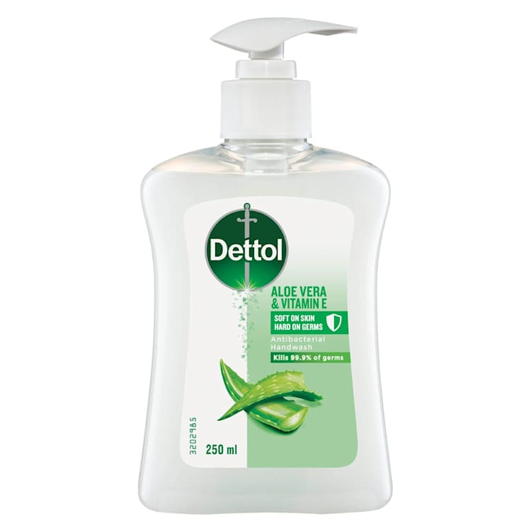Dettol Antibacterial Liquid Hand Wash Pump Aloe Vera And Vitamin E