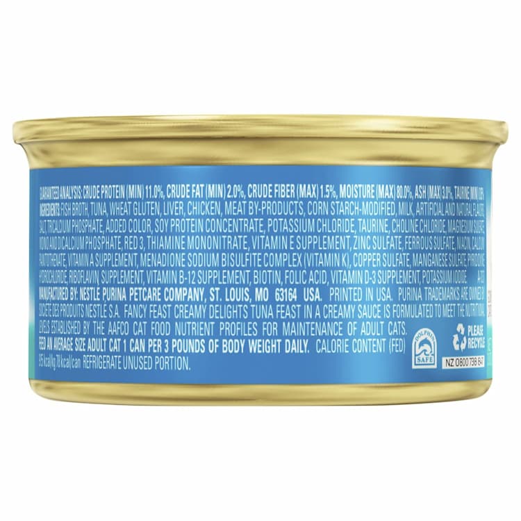 Fancy Feast Adult Creamy Delights Tuna Feast In A Creamy Sauce Wet Cat Food IGA Shop Online