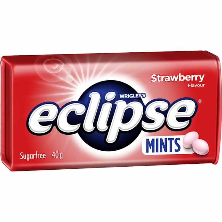 Eclipse Strawberry Mints Sugar Free Large Tin