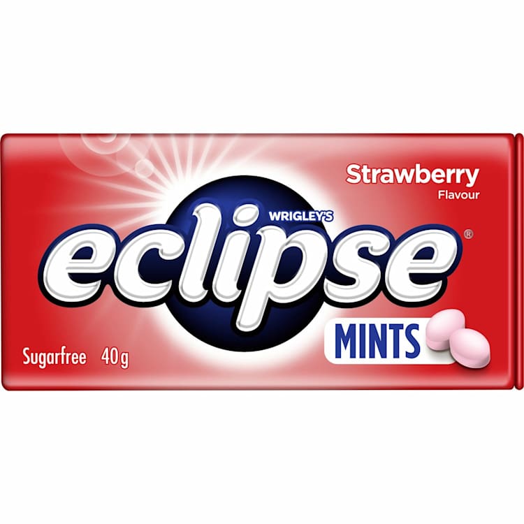 Eclipse Strawberry Mints Sugar Free Large Tin