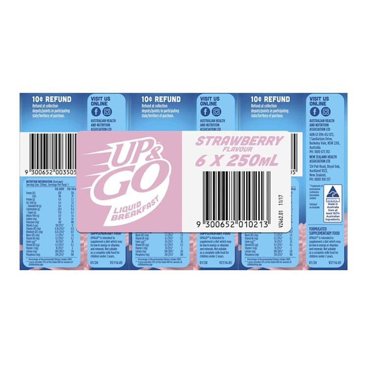Up & Go Liquid Breakfast Strawberry