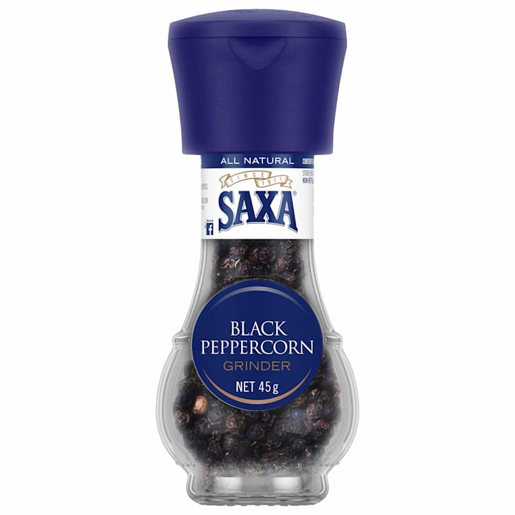 Saxa Pepper Grinder Black Peppercorn