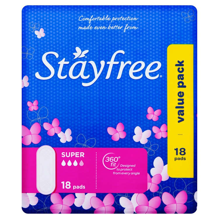 Stayfree Pads Super No Wings