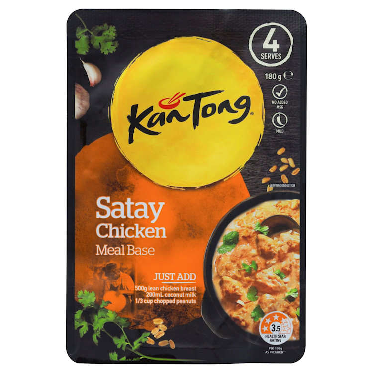 Kan Tong Satay Chicken Meal Base Pouch