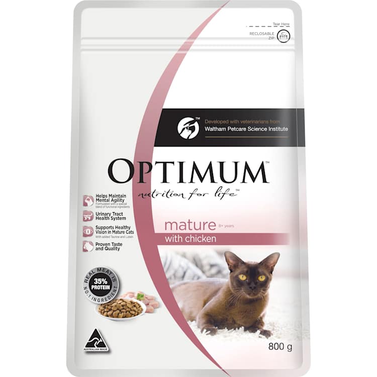 Optimum dry sale cat food