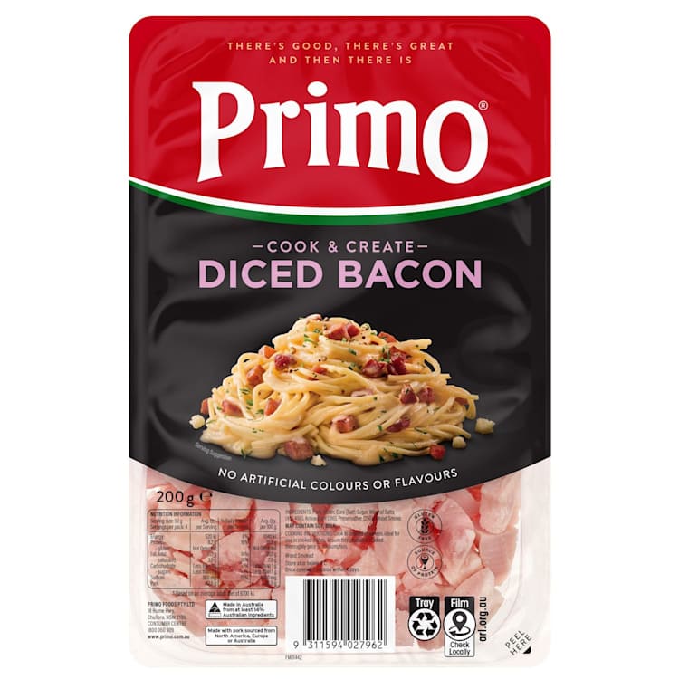 Primo Real Diced Bacon Pieces