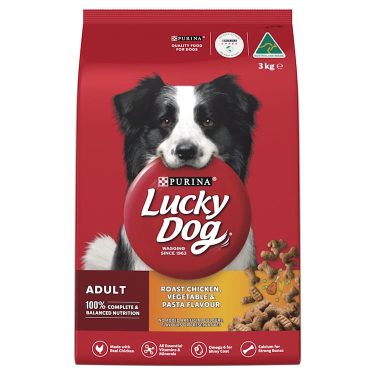 Purina Lucky Dog Adult Dog Food Chicken, Vegetables & Pasta