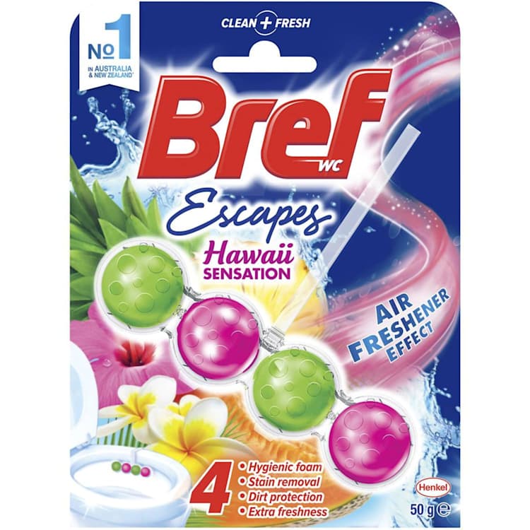 Bref Escapes Hawaii Rim Block Toilet Cleaner