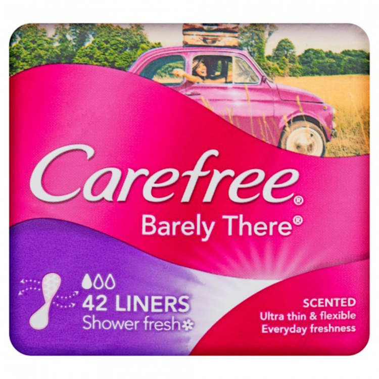 Carefree Panty Liner Barely There Scented