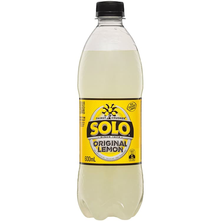 Schweppes Solo Thirst Crusher Original Lemon Bottle