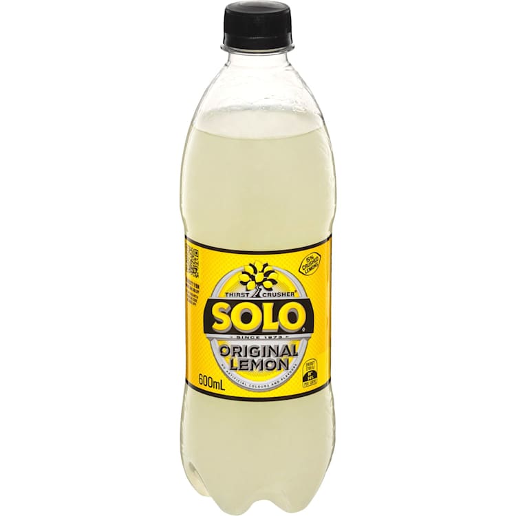 Schweppes Solo Thirst Crusher Original Lemon Bottle
